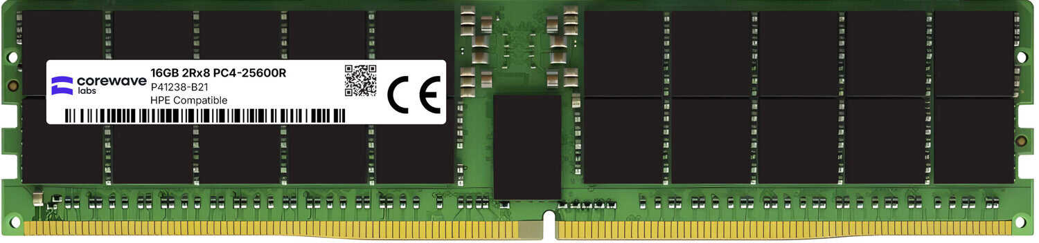 P41238-B21 HPE 16GB DDR4-3200 ECC RDIMM 2Rx8 1.2V Compatible Memory